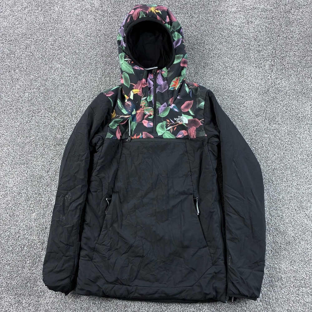 The North Face Ventrix Anorak Jacket Women's XS Black Pullover‎ Floral Puffer
